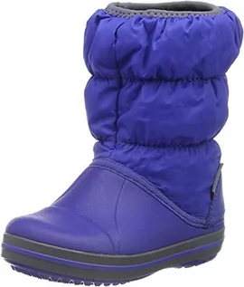 Śniegowce damskie - Crocs Puff Boot Kids śniegowce dziecięce uniseks, niebieski - 33/34 EU Weit - grafika 1