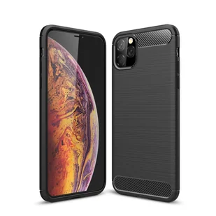 Ochronne etui na telefon komórkowy Apple iPhone 11 Pro Case Cover Carbon Optics Grey - Etui i futerały do telefonów - miniaturka - grafika 1