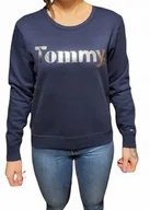 Bluzy damskie - Damska Bluza Tommy Hilfiger TJW METALIC r. S - miniaturka - grafika 1