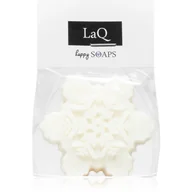 Mydła - Laq Laq Happy Soaps Mydełko glicerynowe Śnieżynka biała 90g - miniaturka - grafika 1