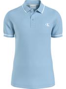 Koszulki męskie - Calvin Klein Koszulka polo w kolorze błękitnym - miniaturka - grafika 1
