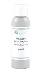 Farba akrylowa metaliczna silver 60ml - Dalprint - Przybory szkolne - miniaturka - grafika 1