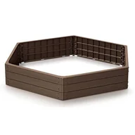 Donice - Rabata ogrodowa PROSPERPLAST Base Woody IBWH-7587U Brązowy - miniaturka - grafika 1