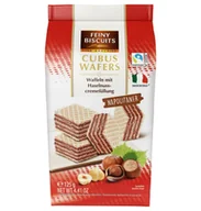 Inne słodycze - Feiny Biscuits Cubus Wafle z Kremem z Orzechów Laskowych 125 g - miniaturka - grafika 1