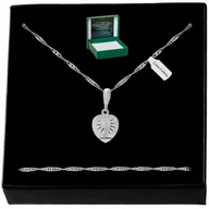 Biżuteria dla dzieci - SREBRNY DAMSKI NASZYJNIK MATKA BOSKA PR. 925 PREZENT NA KOMUNIĘ DLA CHŁOPCA - miniaturka - grafika 1