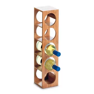 Zeller Bambusowy Stojak na wino - 5 butelek 13565 11A5 - Stojaki na wino - miniaturka - grafika 2
