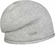 Czapki damskie - Czapka Beanie Dovera Headsock by Seeberger, jasnoszary, One Size - miniaturka - grafika 1