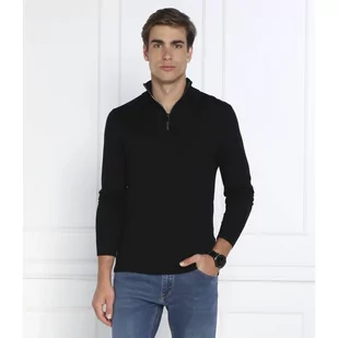 Calvin Klein Wełniany sweter | Regular Fit - Swetry męskie - miniaturka - grafika 1
