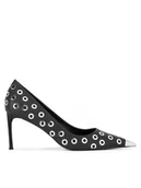 Czółenka - Badura Szpilki CORN-V1538-228-2 Czarny - miniaturka - grafika 1