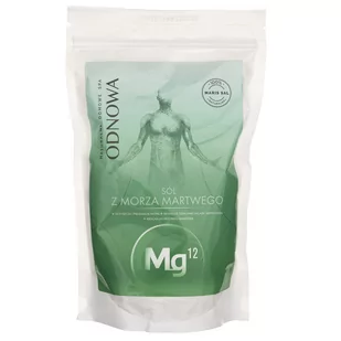 M12 partners Mg12 Sól z Morza Martwego Odnowa - 1 kg - Kosmetyki do kąpieli - miniaturka - grafika 1