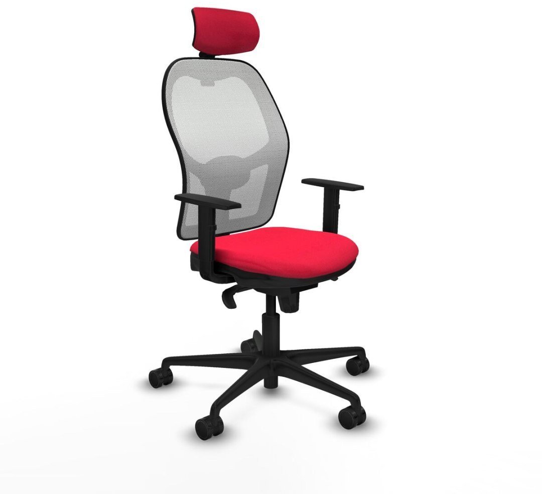 Krzesło Biurowe z Zagłówkiem Piqueras y Crespo 1D036N2 Czerwony