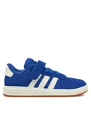 Buty dla dziewczynek - adidas Sneakersy Grand Court 00s JH6180 Granatowy - miniaturka - grafika 1