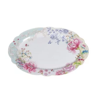 Dekoria Półmisek Garden Flowers, porcelana, 36x26 cm - Miski i półmiski - miniaturka - grafika 1