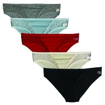 Figi damskie z koronką rozmiar L