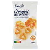 Chrupki - Simpl Chrupki kukurydziane o smaku serowym 70 g - miniaturka - grafika 1