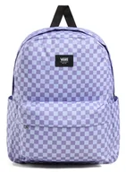 Plecaki - Plecak młodzieżowy Vans Old Skool Check Backpack - purple haze - miniaturka - grafika 1