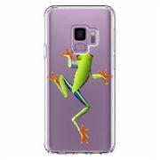 Etui i futerały do telefonów - Etui na Samsung Galaxy S9, Zielona żabka - miniaturka - grafika 1