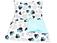 Pościel dla dzieci - POŚCIEL 120x180 DZIECIĘCA 2EL + POSZEWKA 70X80 DO ŁÓŻKA MŁODZIEŻOWA Kerstin - miniaturka - grafika 1