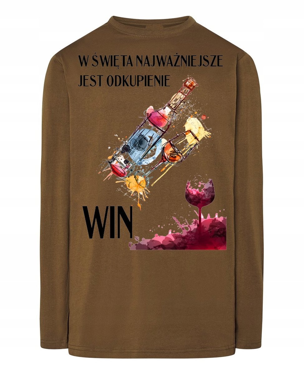 Longsleeve nadruk Odkupienie WIN Rozm.XS