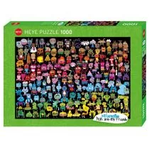 Heye 1000 ELEMENTÓW Tęczowe Doodle 29786 - Puzzle - miniaturka - grafika 1