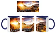 Kubki - Gameofthrones12 Kubek Ceramiczny Prezent Tasse Mug Game Of Thrones, Ciemnoniebieski 330 ml - miniaturka - grafika 1