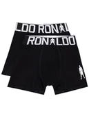 Majtki dla dzieci - Cristiano Ronaldo CR7 Komplet 2 par bokserek Boys 2-Pack Boxer 8400-51-451 Czarny - miniaturka - grafika 1