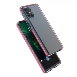 Spring Case pokrowiec żelowe etui z kolorową ramką do Samsung Galaxy M51 czarny - Etui i futerały do telefonów - miniaturka - grafika 2