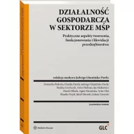 Prawo - Działalność gospodarcza w sektorze MŚP Jadwiga Glumińska-Pawlic - miniaturka - grafika 1