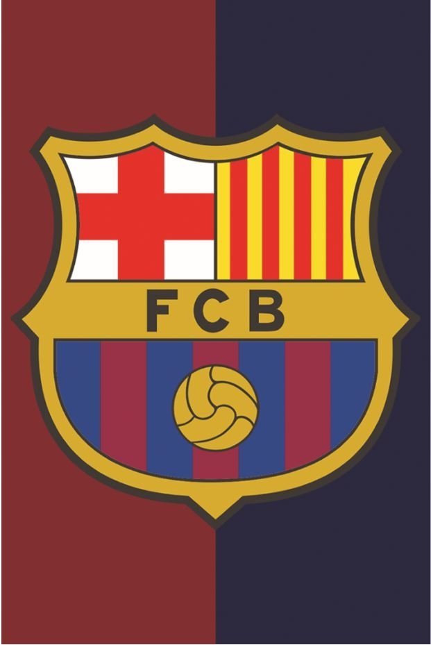 PODKŁADKA POD MYSZ Nadruk 22x18 cm FC Barcelona Godło Klubu Herb Prezent
