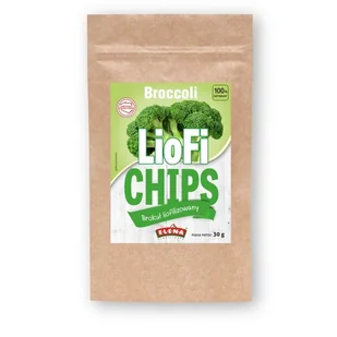 Warzywa liofilizowane Elena LioFi Chips brokuł 30g - Zdrowa żywność - miniaturka - grafika 1
