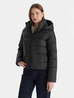 Kurtki damskie - Tommy Hilfiger Kurtka puchowa WW0WW43581 Czarny Regular Fit - miniaturka - grafika 1