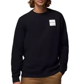 Bluzy sportowe męskie - Bluza męska Columbia Trek Crew 1957933019 - czarne - miniaturka - grafika 1