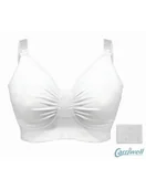 Odzież ciążowa - Carriwell Gelwire Biustonosz do karmienia bezszwowy Biały, Rozmiar: S - miniaturka - grafika 1