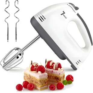 Mikser Ręczny Robot Kuchenny 7 Prędkości 4 Końcówki Zestaw Mocny 260W - Miksery - miniaturka - grafika 1