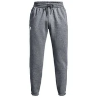 Spodnie sportowe męskie - Męskie spodnie dresowe Under Armour Essential Fleece Jogger Rozmiar: M / Kolor: szary - miniaturka - grafika 1