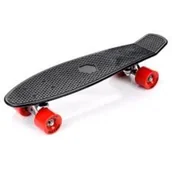 Deskorolki - DESKOROLKA CZARNA CZERW KOŁA 14122 NORIMPEX - miniaturka - grafika 1