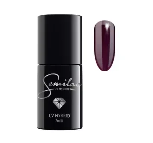 Semilac Lakier hybrydowy 100 Black Purple - Lakiery hybrydowe - miniaturka - grafika 1