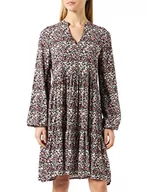 Sukienki - Vila Sukienka damska Vitullina nigdy dekolt w serek L/S sukienka Su/LC, Kentucky Blue/Aop: nie, 38 - miniaturka - grafika 1