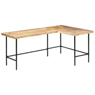 Biurka - vidaXL vidaXL Biurko, 120 x 60 x 76 cm, lite drewno mango - miniaturka - grafika 1