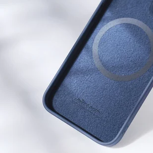 Nillkin CamShield Magnetic Silicone Case etui iPhone 14 Plus magnetyczny MagSafe pokrowiec z osłoną na aparat fioletowy - Etui i futerały do telefonów - miniaturka - grafika 12