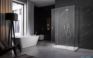 Radaway Essenza Kdj+S kabina 80x80x80cm prawa szkło przejrzyste 1384051-01-01/1385021-01-01R/1384051-01-01 - Kabiny prysznicowe - miniaturka - grafika 4