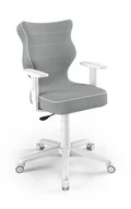 Fotele i krzesła biurowe - Entelo Good Chair Ergonomiczne krzesło Duo JS03, 6, szaro-białe CA-D-6-A-B-JS03-B - miniaturka - grafika 1