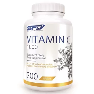 VITAMIN C 1000 200 tabletek - Witaminy i minerały dla sportowców - miniaturka - grafika 1