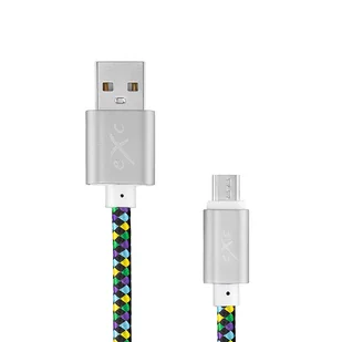 Kabel USB eXc Diamond USB A micro USB M/M Czarny 1.5m - Kable USB - miniaturka - grafika 2