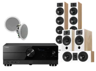 Kino domowe - Yamaha RX-A2A (czarny) + Diva 6 + 3 + 7 (dąb) + RD 260 - miniaturka - grafika 1