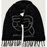 Apaszki i szaliki damskie - Karl Lagerfeld Wełniany szal Ikon - miniaturka - grafika 1