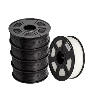Filament ABS do drukarek 3D, średnica drutu 1,75 mm, waga 0,9 kg, ABS-4BK1WT - Filamenty i akcesoria do drukarek 3D - miniaturka - grafika 1