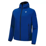 Kurtki męskie - Macron Męska kurtka przeciwdeszczowa Run Fcc Caleb Light Man Roy/Blk, Royal-Black, XL, Królewsko-czarny, XL - miniaturka - grafika 1