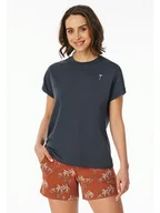 Koszulki i topy damskie - Schiesser Koszulka w kolorze antracytowym - miniaturka - grafika 1