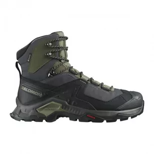 Buty Salomon Quest Element GTX Black / Deep Lichen Green - Buty trekkingowe damskie - miniaturka - grafika 1